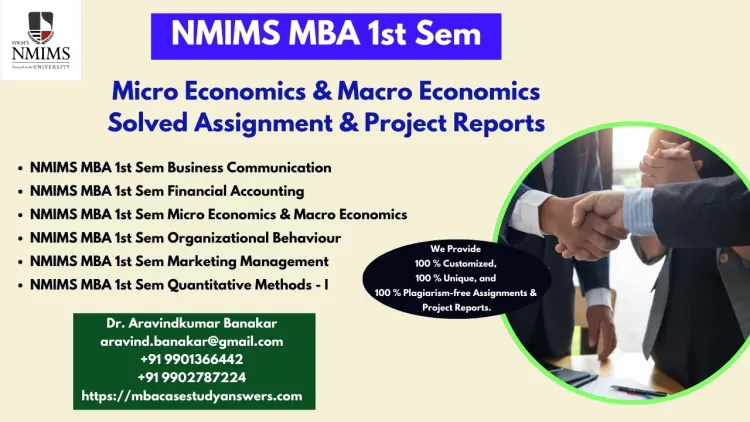 NMIMS Assignment Writing Services