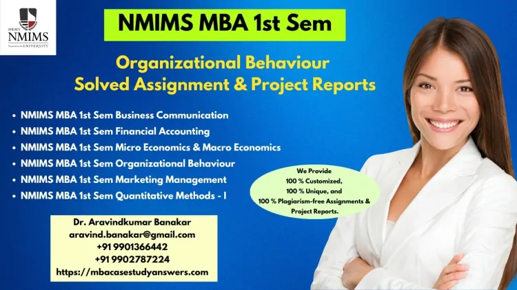 SVKM Narsee Monjee BBM Solved Assignments