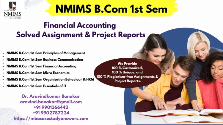 NMIMS University EMBA Solved Assignments & Capstone Projects