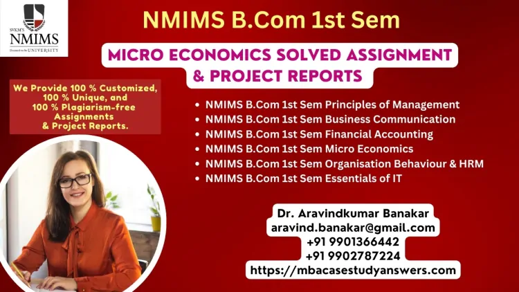 NMIMS Dec 2024 EMBA 1st Sem Solved Assignments