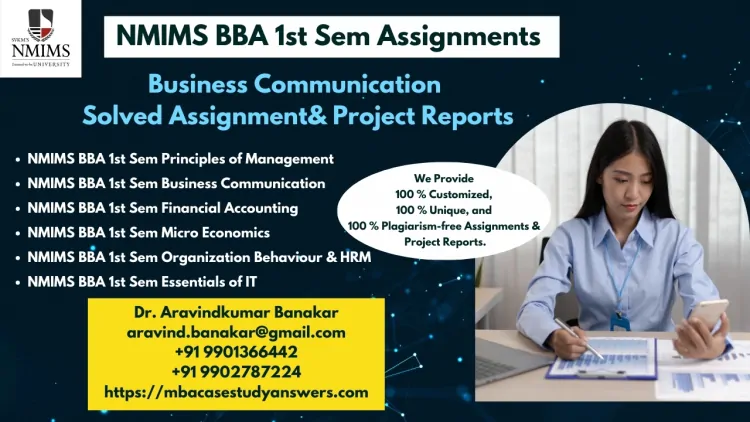 NMIMS Dec 2024 Customized MBA Solved Assignments