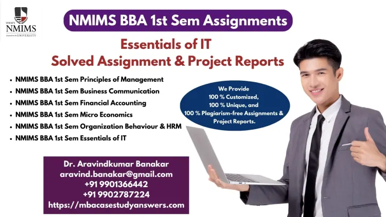 NMIMS Dec 2024 Customized MBA Solved Assignments