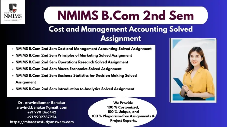 NMIMS Assignment Guidelines by Dr. Aravind Banakar