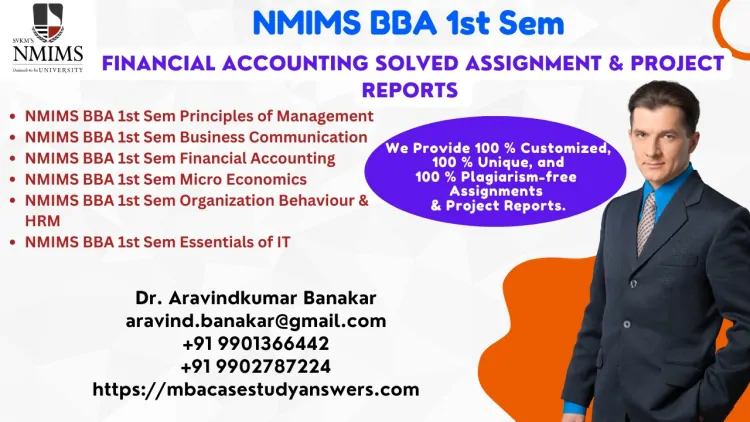 NMIMS Apr 2025 Customized Assignments