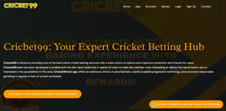 Ultimate Guide to Online Cricket Betting: Experience the Best with Cricbet99