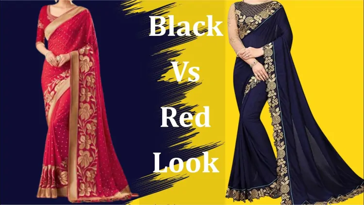 Are Black and Red Sarees Still in Trend?