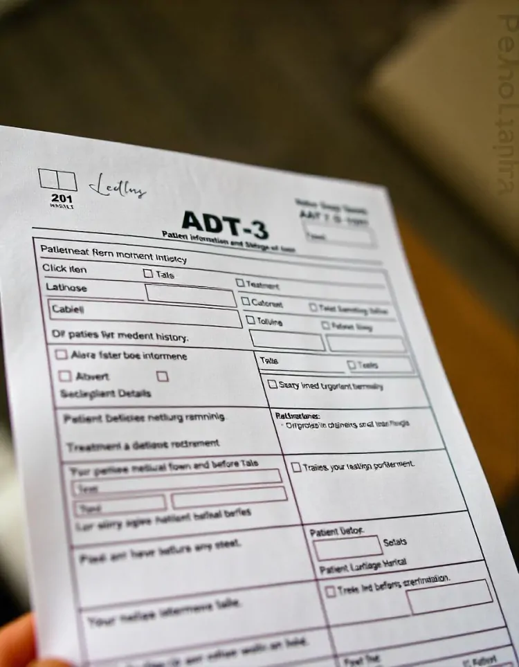 What Is the ADT-3 Form and What Is Its Purpose in Compliance?