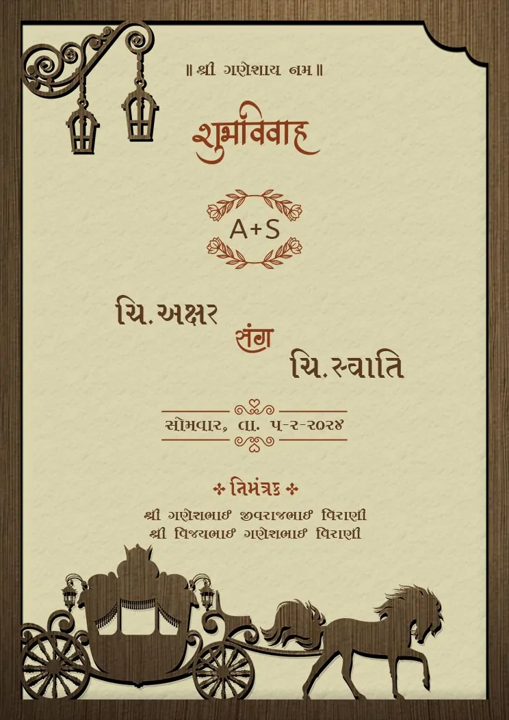 The Art of Creating a Wedding Card in Gujarati