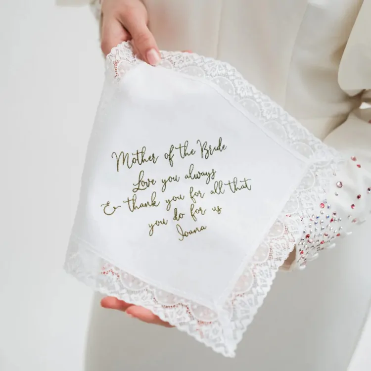 Special Wedding Gift: Personalized Handkerchiefs for Your Big Day